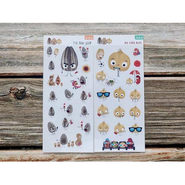 Water Cup Vinyl Cartoon Stickers Spongebob Hot Melt Adhesive