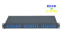 Appui gauche de pièce d'ordinateur de réseau de bâti de support de tableau de connexions du câble optique 24