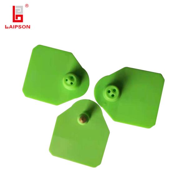 50mm Closed Head Tpu Plastic ISO Animal Ear Tag For Pig Sheep Farm