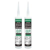 Anti champignon d'Acetoxy de mastic acétique transparent de silicone pour la porte