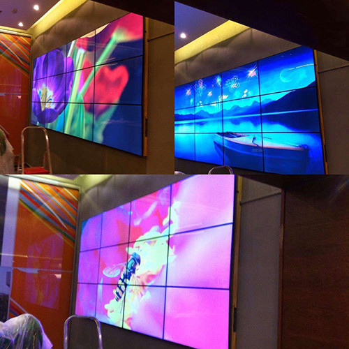 RS232 55 500 Nits 1.8mm Bezel LCD Touch Screen Kiosk
