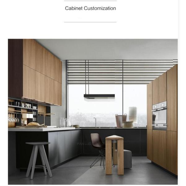 Simple modular custom cheap solid wood kitchen cabinets for kitchen furniture