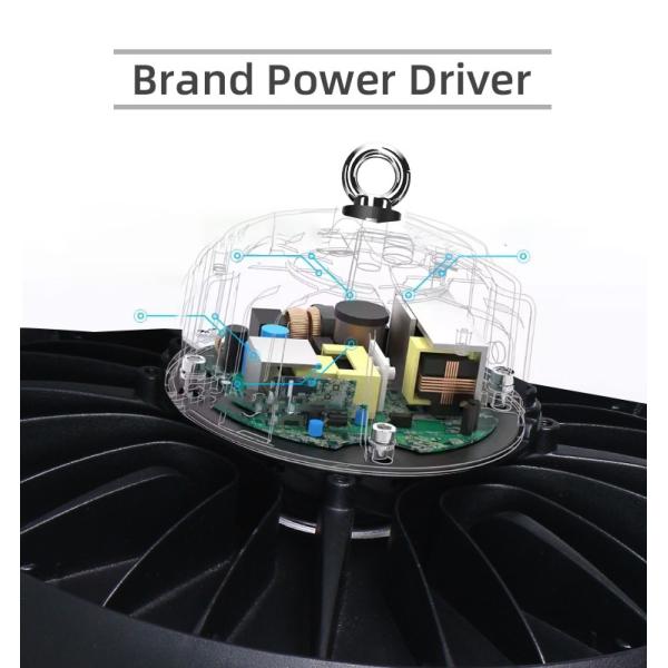 Мастер-класс Спортивные залы 50w 100w 150w 200w 300w Алюминиевая промышленность Снижаемая взрывостойкость IP65 НЛО LED High Bay Light