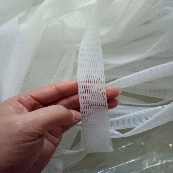 20MM White LDPE Protective Mesh Netting For Metal Shaft