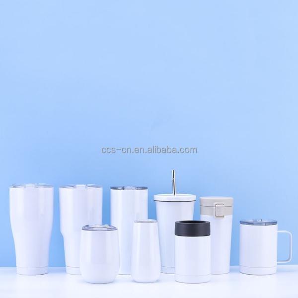 Тумблер теплопередачи из нержавеющей стали Персонализируйте термосублимационный стакан для путешествий Кофейная кружка