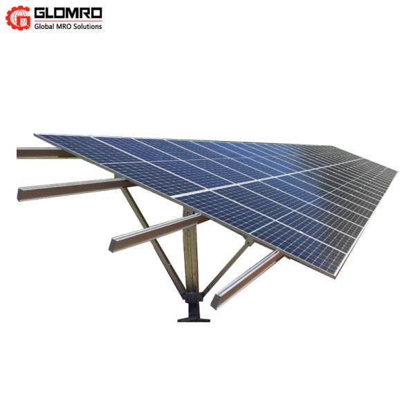 A montagem feita sob encomenda do painel do sistema da cremalheira moeu os painéis solares montados