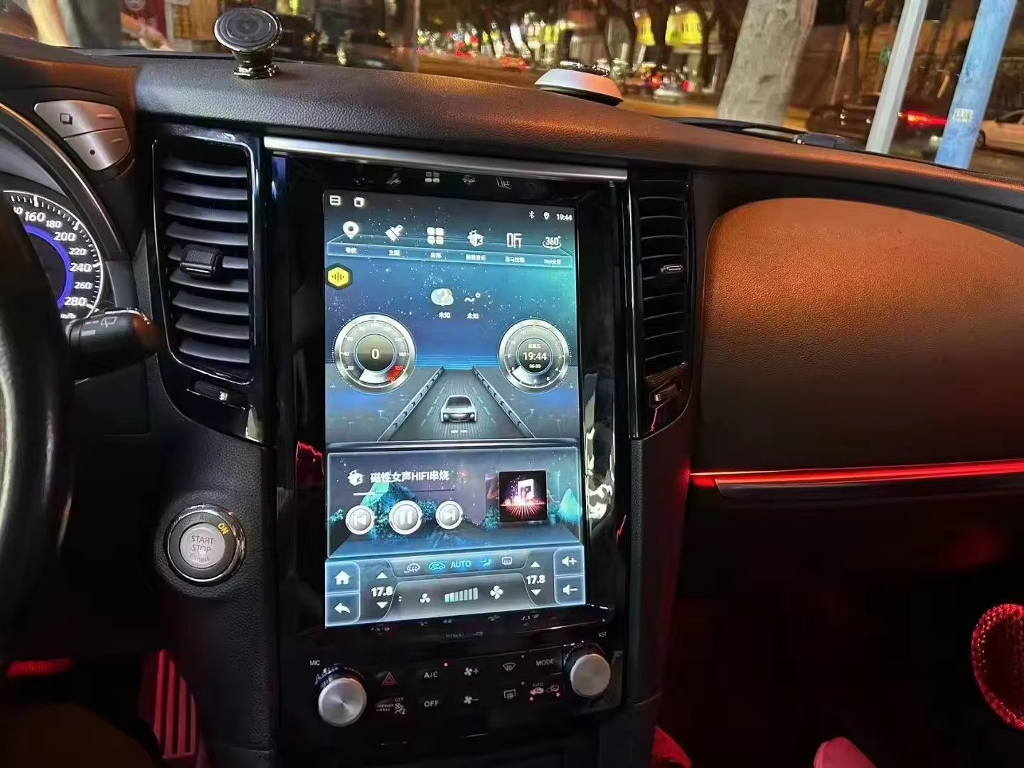 Цифровые автомобильные приборы для Infiniti FX35 Toyota Car Stereo Infotainment System