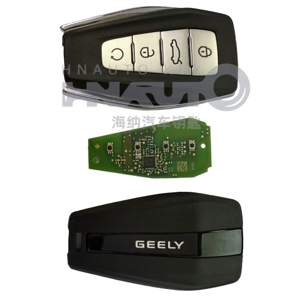 Original 4Button Car Smart Proximity Remote Key 433MHz ID4A For Geely Tugella Atlas 2020 2022 
