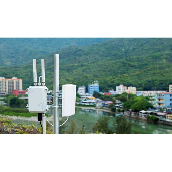 Outdoor UV Resistant Flat Panel 4G LTE Antennas 9dBi High Gain Directional Antenna