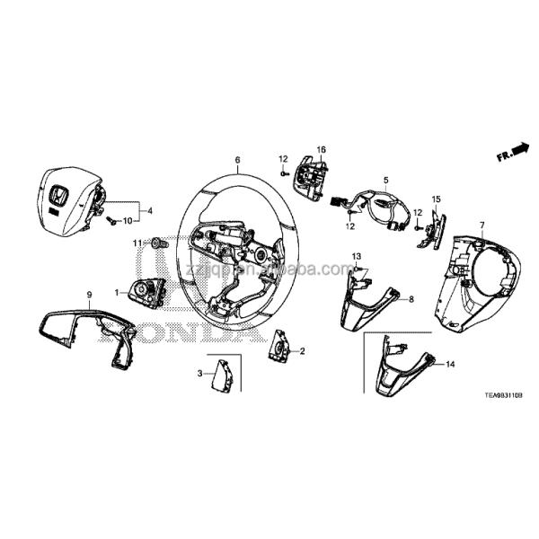 OEM Manufacturing for HONDA Civic 2016-2021 177810-THR-A81ZA Full Range Car Aftermarket