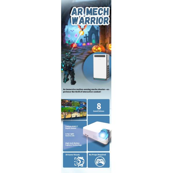 Mech Warrior AR Games Motion Sensing Game No Wearable Devices For Entertainment