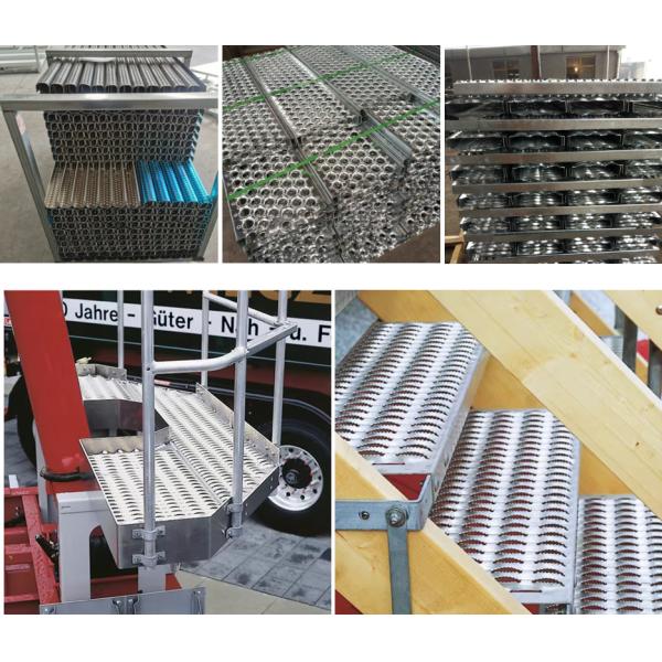 Custom Crocodile Mouth Anti Skid Metal Sheet Silver Channel 120mm-1000mm Various Lengths
