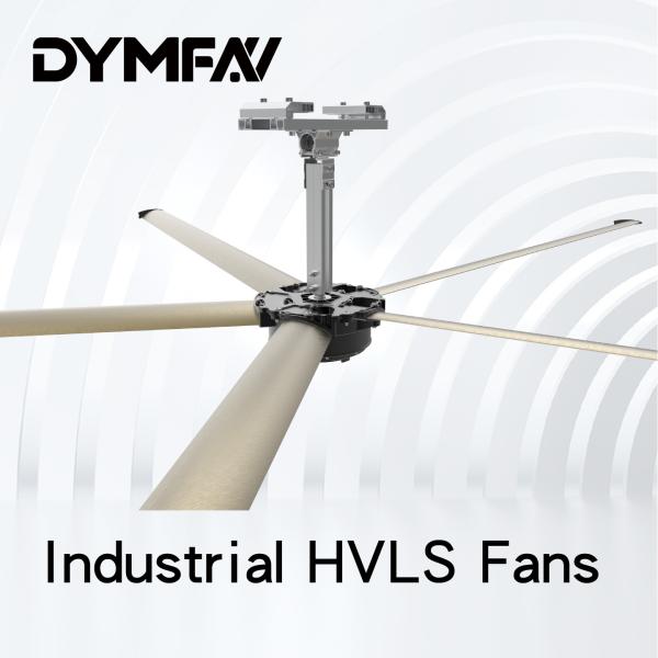 Industrial Warehouse HVLS Outdoor Ceiling Fans 4.3m 0.7kw Gearless