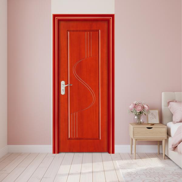 Painting WPC Door formaldehyde free composite hollow door offering superior strength stability and resistance to humidity for long term