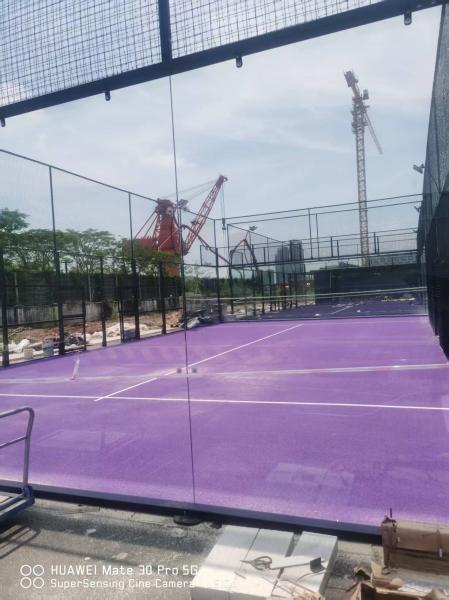 Professional Portable Frame Padel Court Easy Assembly Quality Assurance