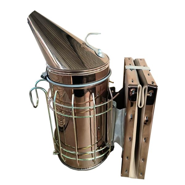 Copper American Style Stainless Steel Bee Smoker for Beekeeping Equipment