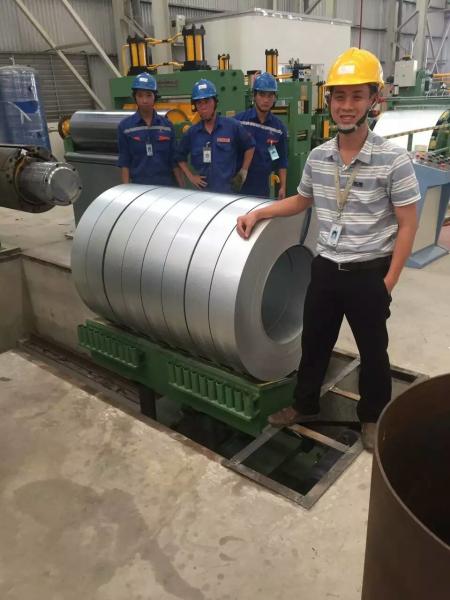 GI PPGI Coil Slitting Line / Galvanized Steel Strips Metal Slitting Machine For Coil Cutting