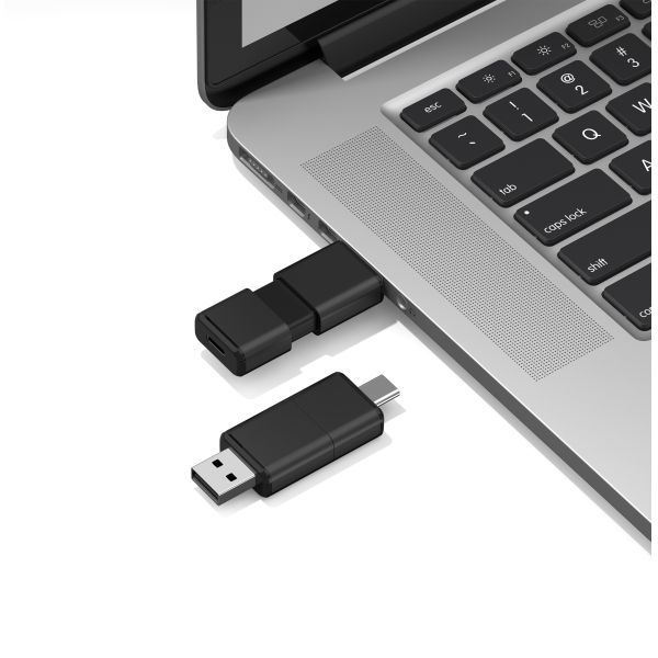 All Passed H2 USB + Type C USB Flash Drive Can OEM Logo One Usb Body