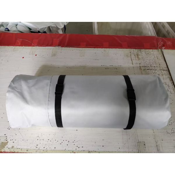 Customizable Logo 6x8m Car Fire Blanket Gray Silicone Coated Fiberglass Fireproof Shield for Car Repair Shop & Dealership