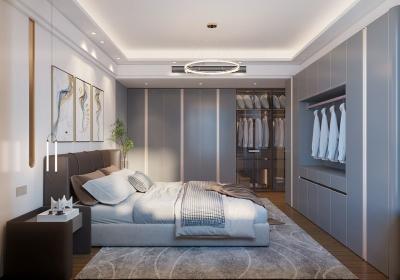 Modern Stainless Steel Modular Bedroom Wardrobe Sleek Design Durability And Customization