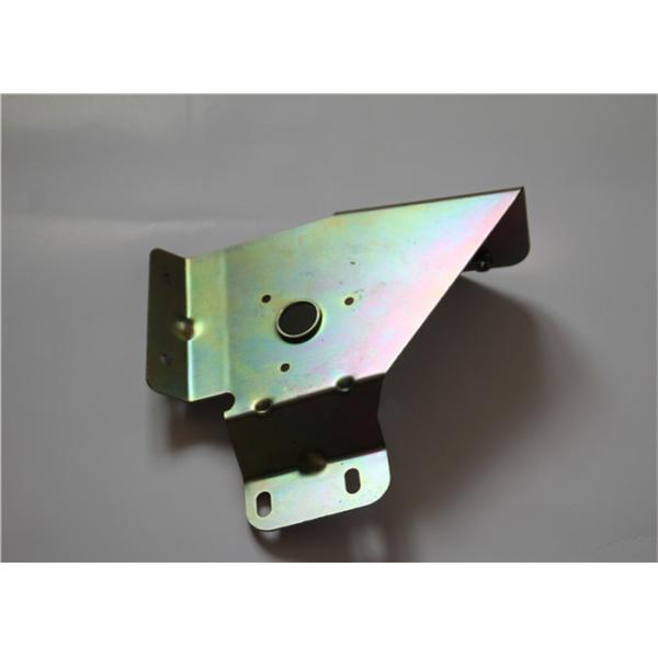 Irregular Yellow Spraying Deep Drawn Metal Parts For Mechanical Assembly