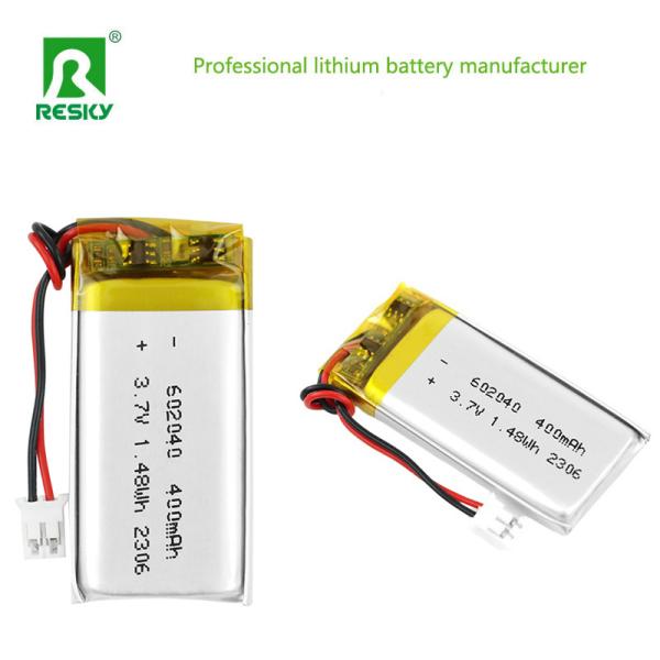 Lithium Polymer Battery Cell 602040 400mAh 450mAh 3.7V 1.48wh Power Lipo Li-Polymer Battery