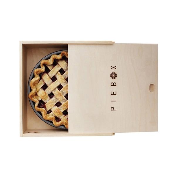 Vitalucks Custom Apple Pie Packaging Eco-Friendly Wooden Box for Special Gift Giving