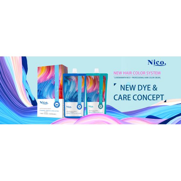 New Dye & Care Concept Professional Hair Color Cream