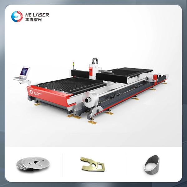 Metal Sheet And Tube Laser Cutting Machine 2KW 3KW Raycus Max Fiber Laser Cutting Machine