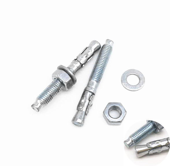 Гальванизированный Сине-белый/желтый анкер клина стали углерода