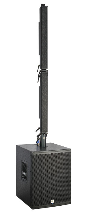 Wedding Column Loudspeakers Active Radio Broadcast Equipment , Column Speaker Design
