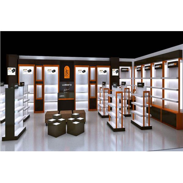 Shopping Mall Cosmetic Store Furniture Fashionable Design Customized Color