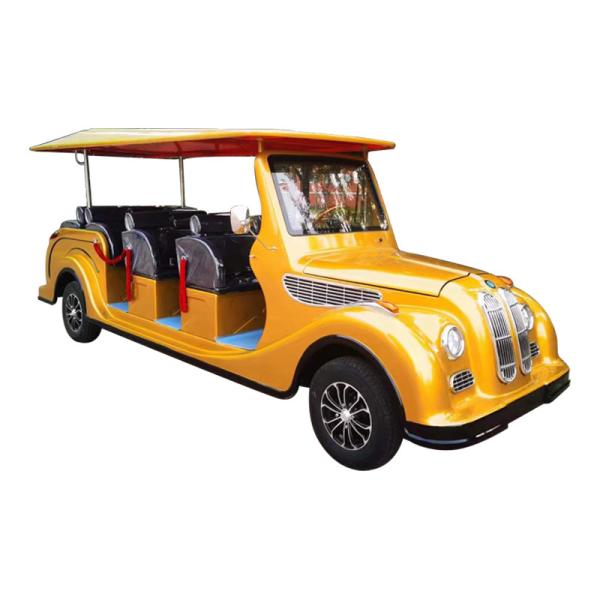 Limusine elétrica carrinho de golfe de 10 lugares proteção contra capotamento 90 km