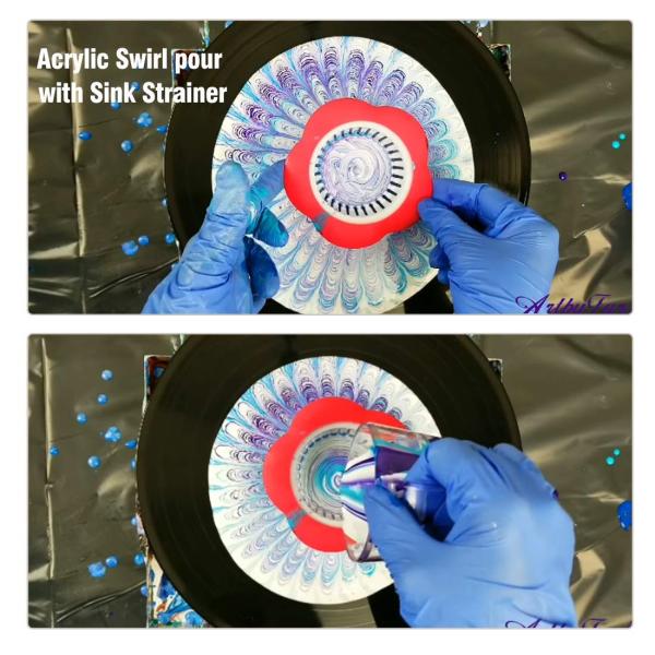 Пол Bathroom формы цветка пластиковый стекает домашние аксессуары Bathroom