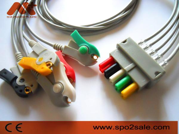 Leadwire compatível do grampo ECG da ligação de Ohmeda do Datex 5 - 545316