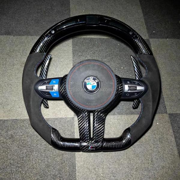 Sports Design Customized Alcantara LED Carbon Fiber Steering Wheel for BMW M3M4M5X1-X6