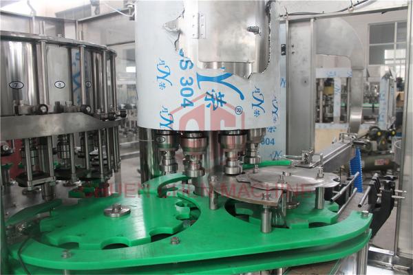 Apple Juice Tea Water Glass Bottle Filling Machine / Production Plant Long Life