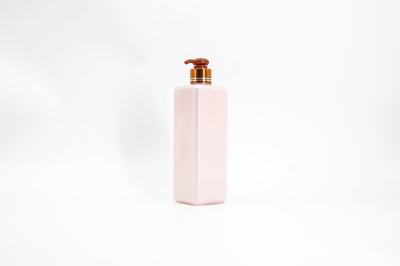 Garrafas cor-de-rosa da bomba do champô do quadrado 54.8g 16.9oz