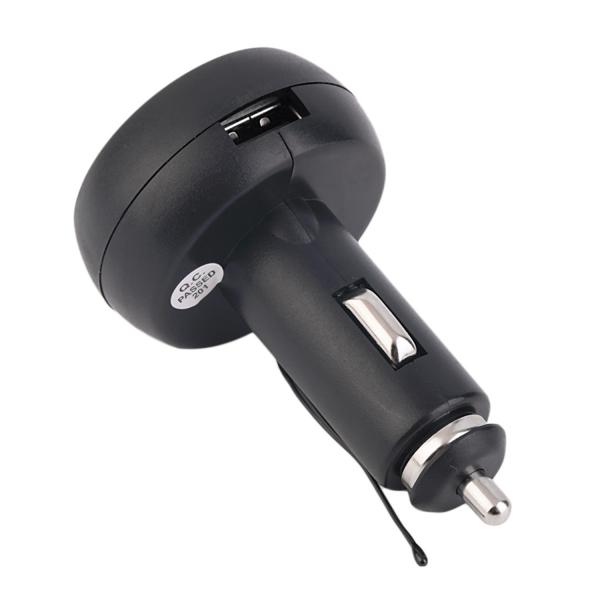 Popular New 3 in 1 Digital LED car Voltmeter Thermometer Auto Car USB Charger 12V/24V Temp