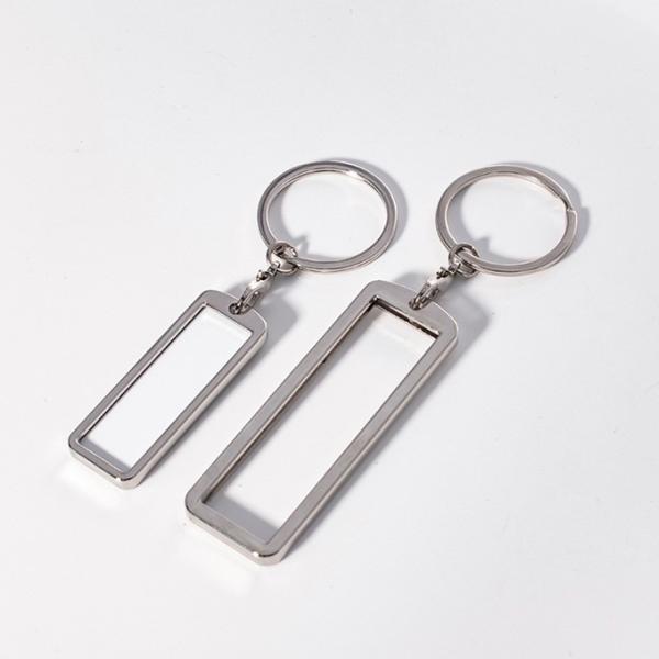 Zinc Alloy Metal Custom Souvenir Car License Plate Metal Keyring Keychain Sublimation Car License Plate Keychain
