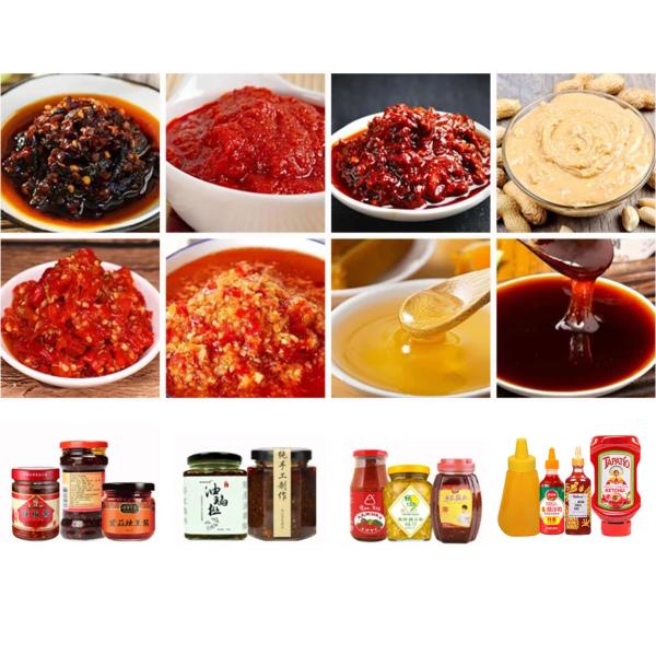 Turnkey Project Various Kitchen Product Filling Line Jam Cheese Salad Tomato Sauce Ketchup Cream Filling Machine