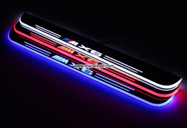 BMW X6 35i 40i 50i M50d Car accessory LED moving door scuff led lights