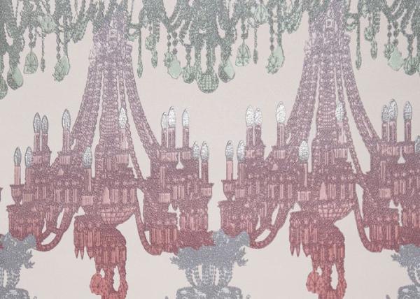 Waterproof Retro Vintage Washable Vinyl Wallpaper For TV Background