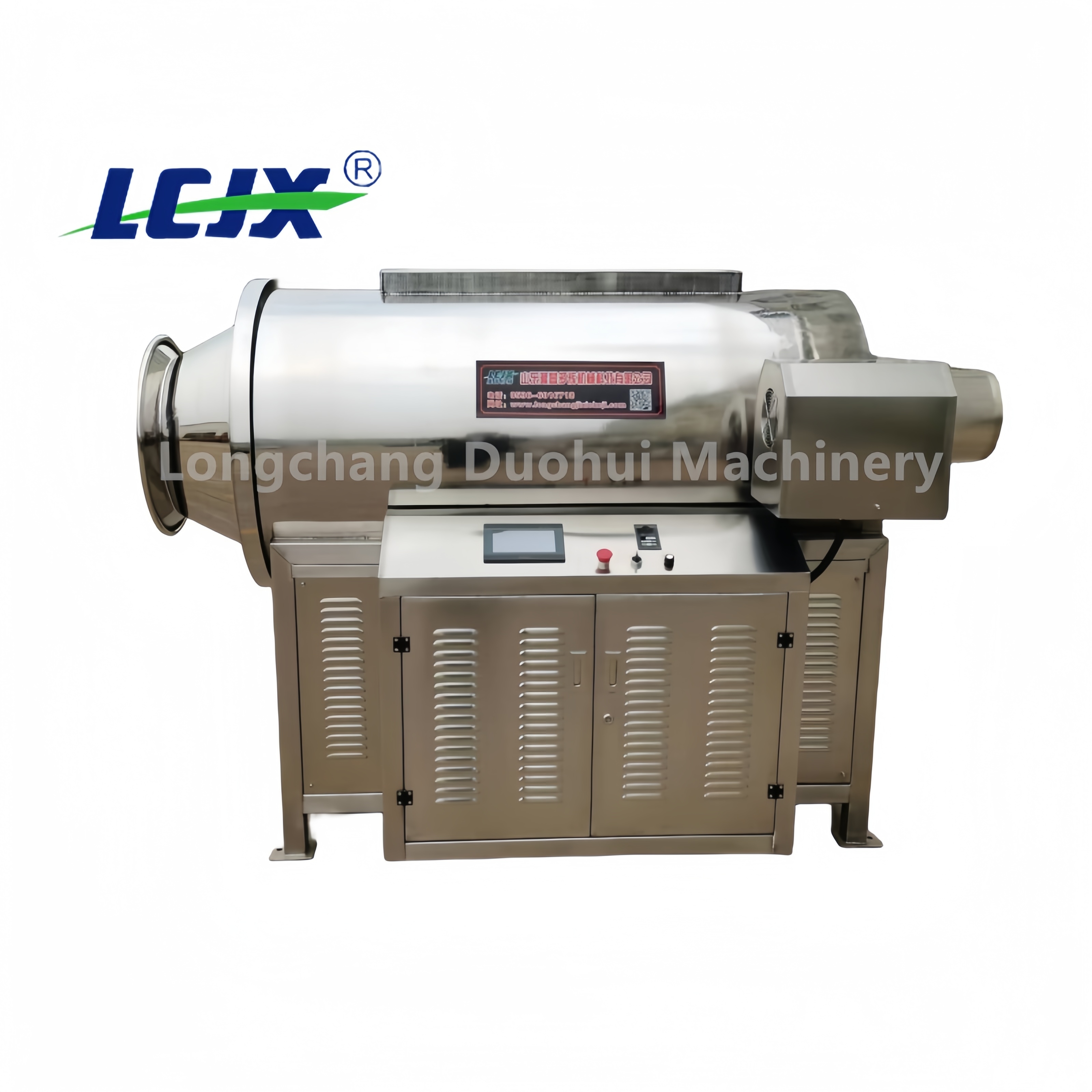SUS304 Buckwheat Rice Corn Roasting Machine Custom Capacity CE Certified