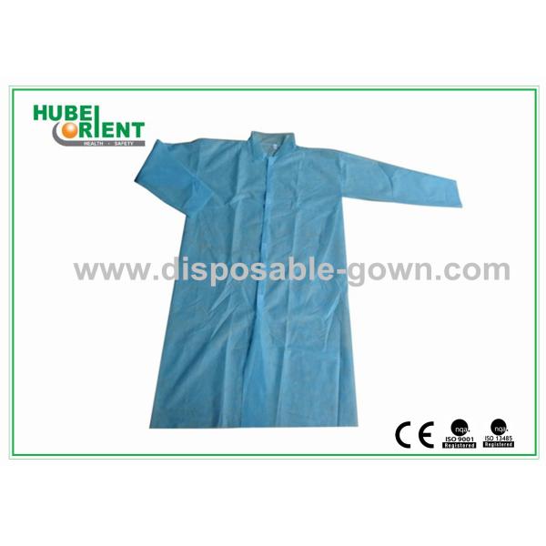 Breathable Nonwoven PP SMS MP Tyvek Disposable Lab Coats