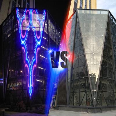 TRA-B PH15-15 Indoor Small Transparent LED Screen 500mmX1000mm Fixed Installation
