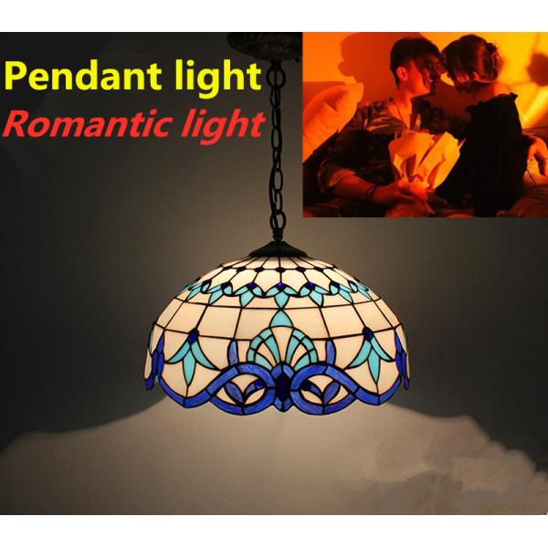 12 Inch Decorative Glass LED Pendant Lamp With 2 Light Eye Care For Bar Study Room Cafe Living Room Dining Room Light
