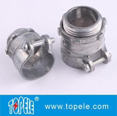 Condução e acessórios flexíveis de fundição a base de zinco Conector de compressão reta de metal flexível
