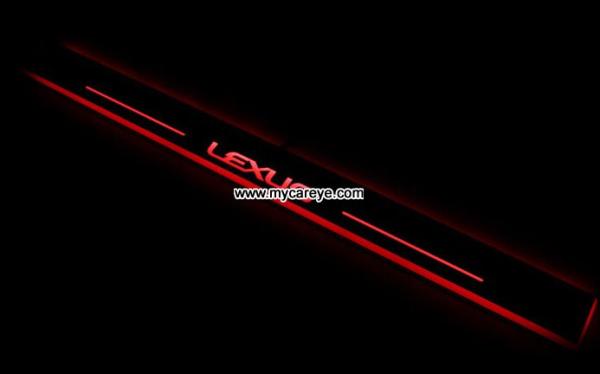 Lexus ES LED lights side step car door sill led light auto pedal scuff