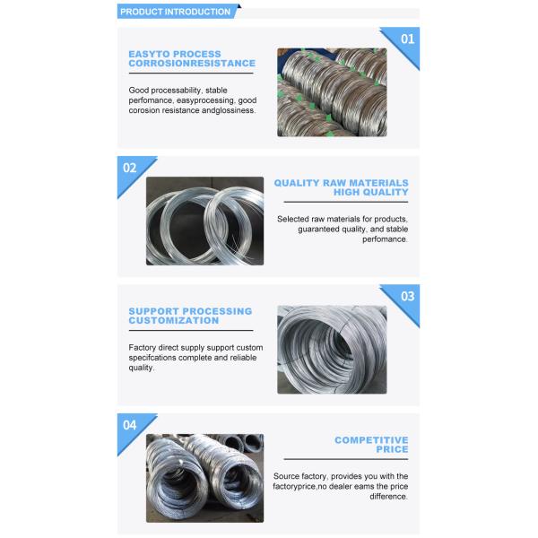 Binding Wire Function Galvanized Steel Wire 4mm with Assurance and Function
